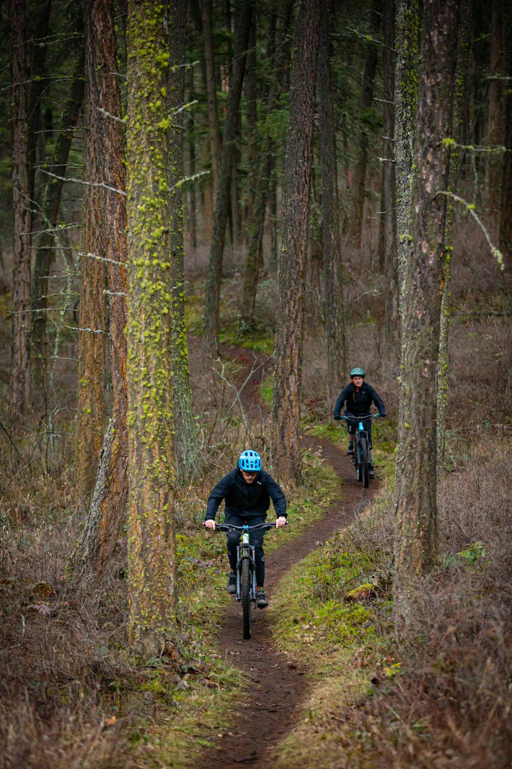 Biking at Ellison Provincial Park
