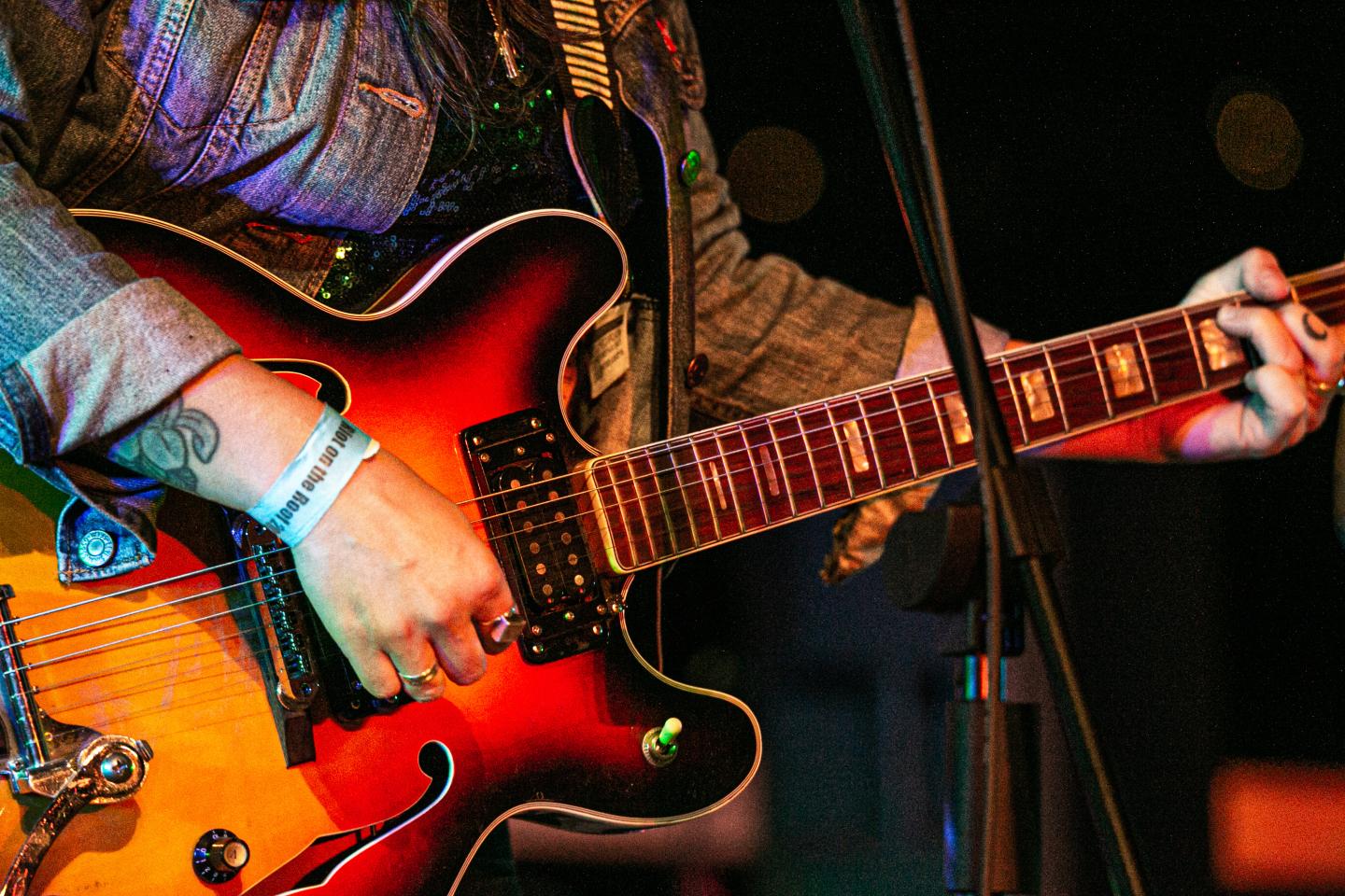 guitar close up