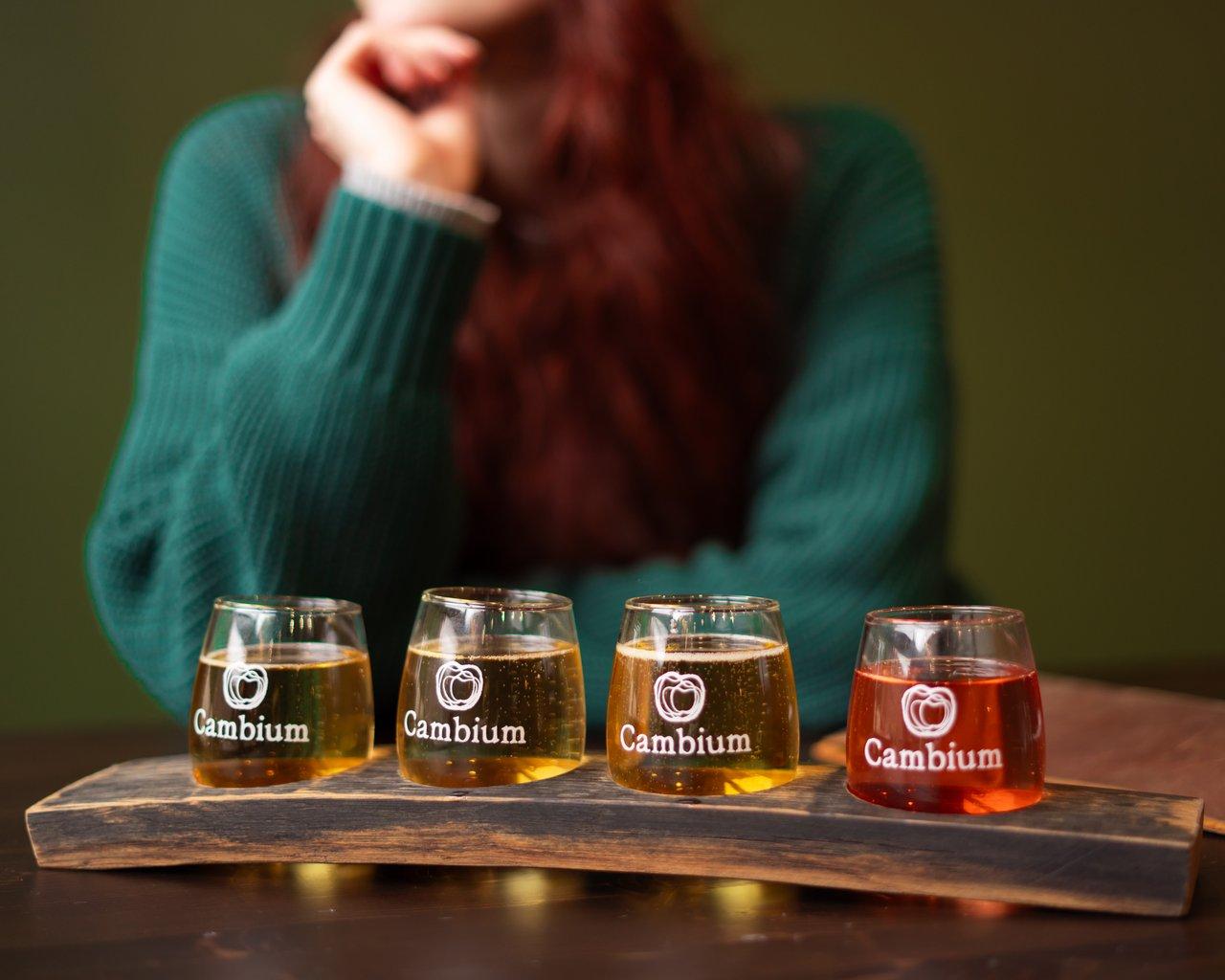 craft cider flight