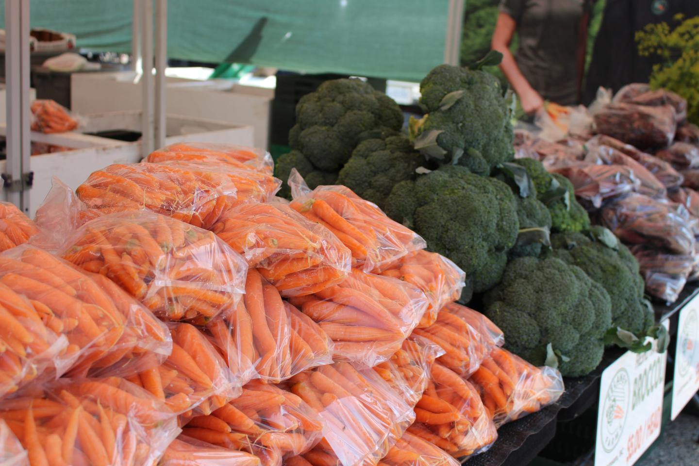 veggies at farmer's market