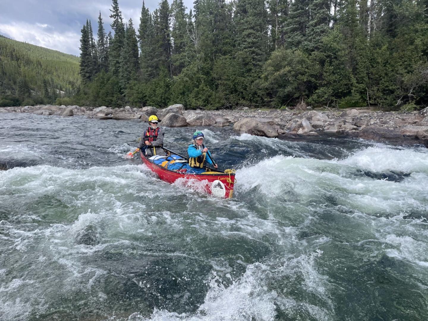 canoe trip on river