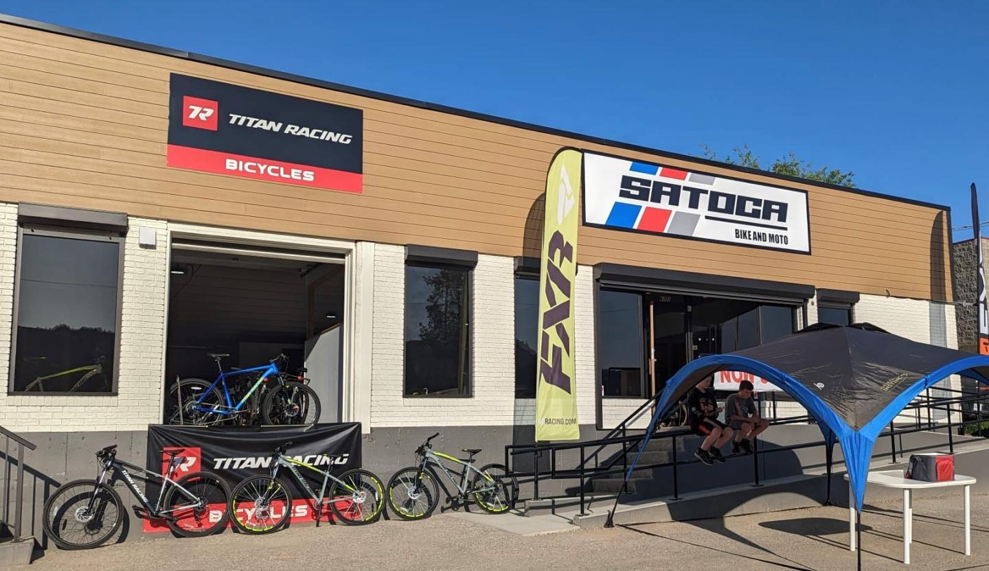 Satoca Bike Shop in Vernon, BC