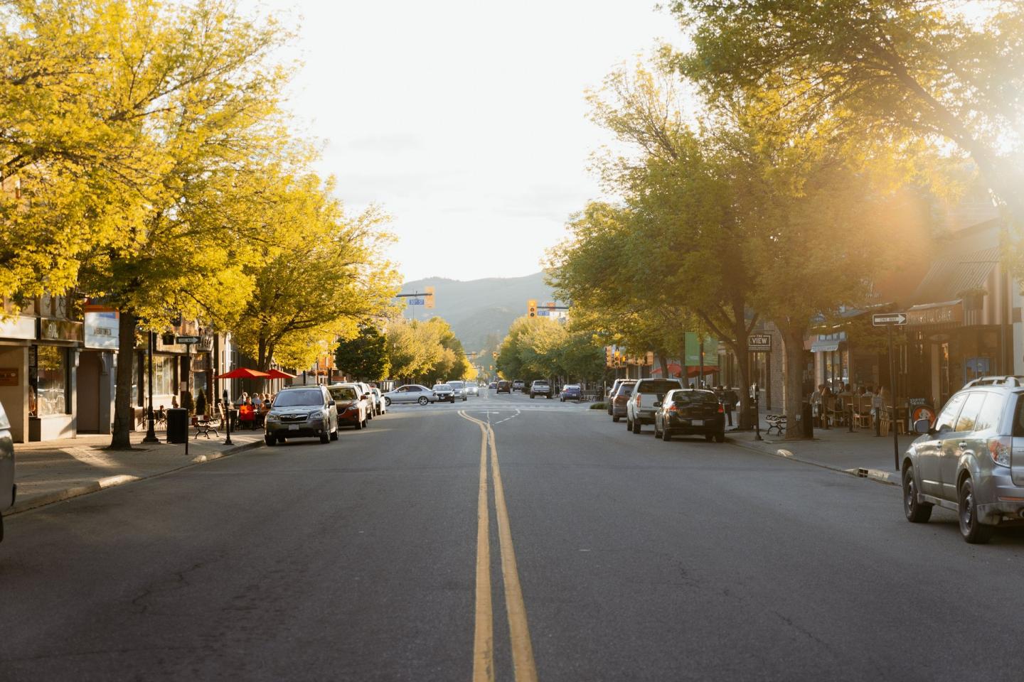 downtown Vernon street view
