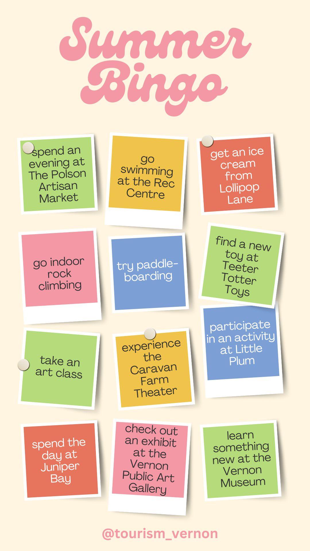 Summer Bingo