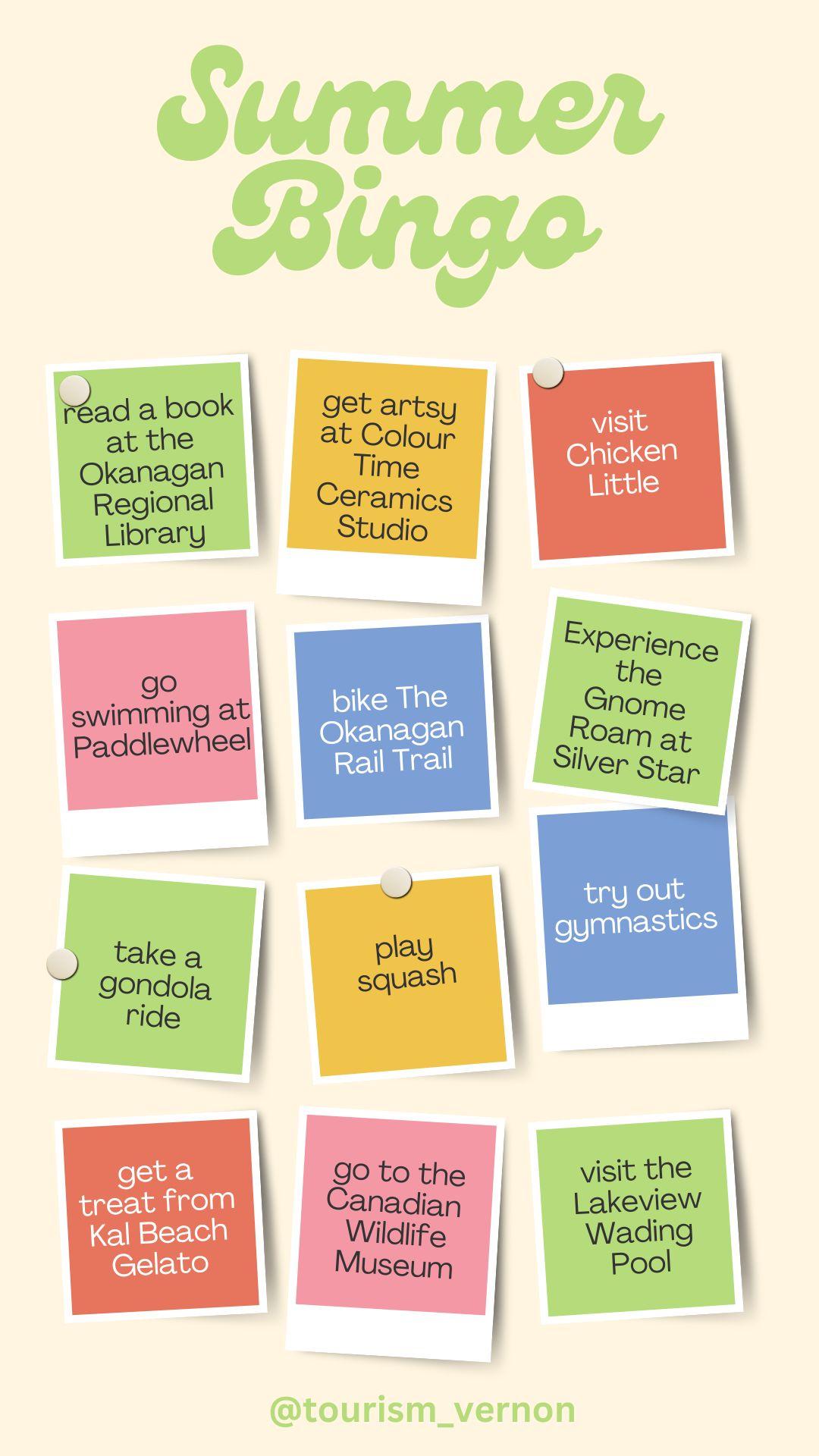 Summer Bingo