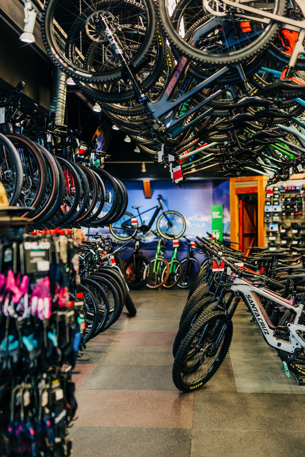 bike shop interior