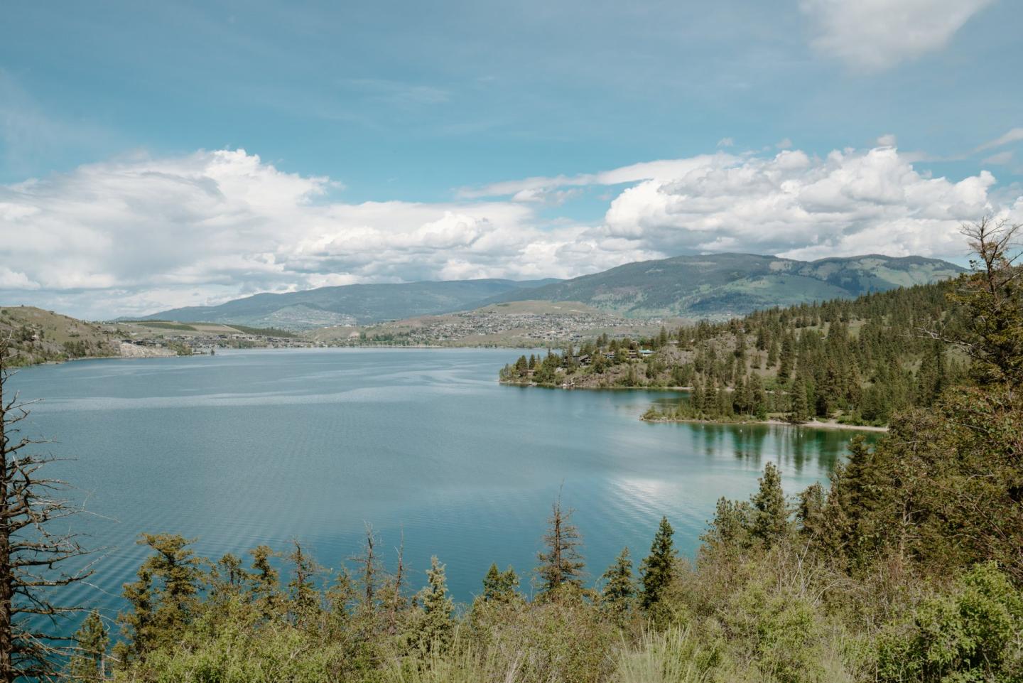 Scenic viewpoint looking at Kalamalka Lake