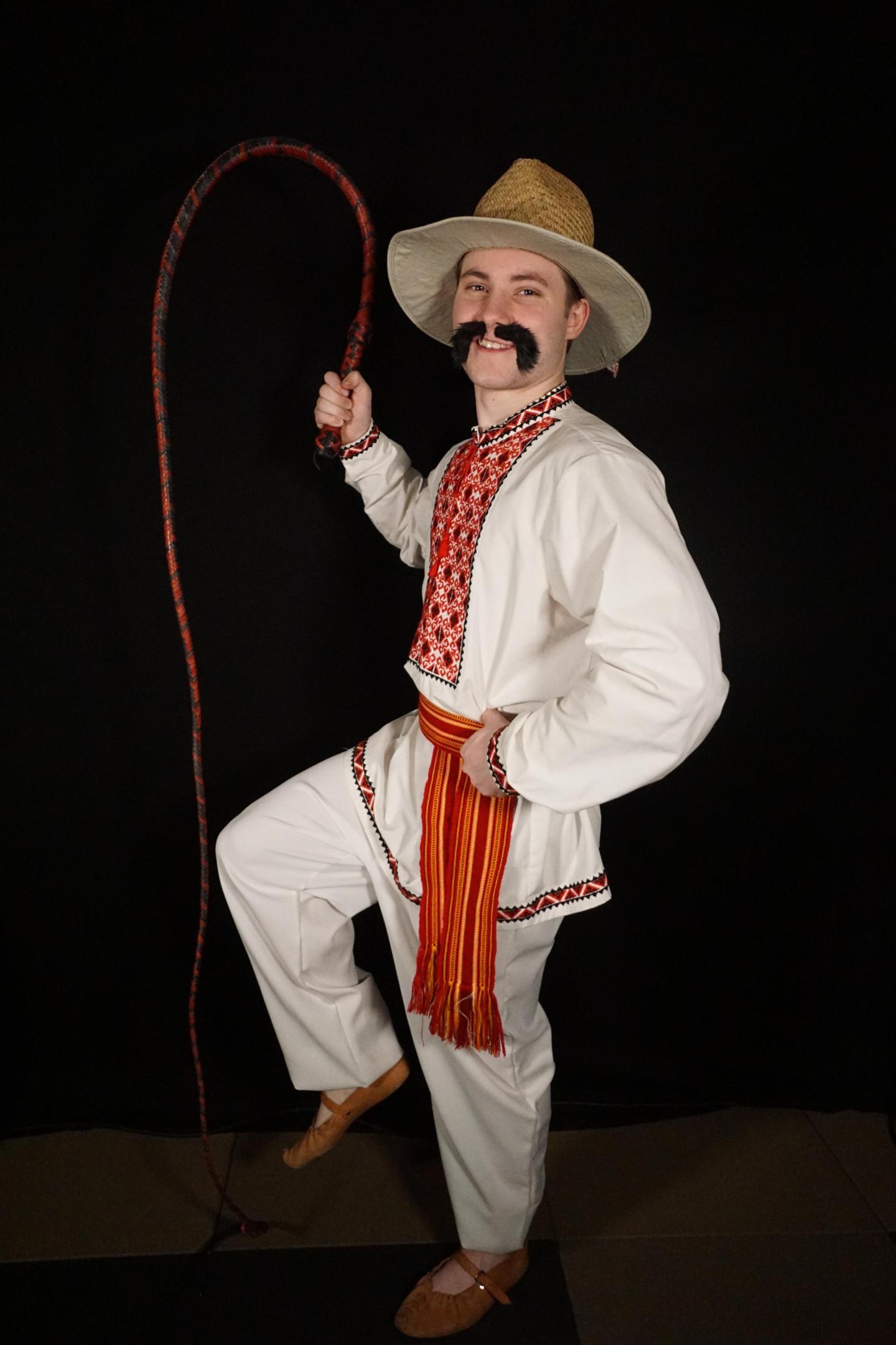Photo of man in Ukranian costume
