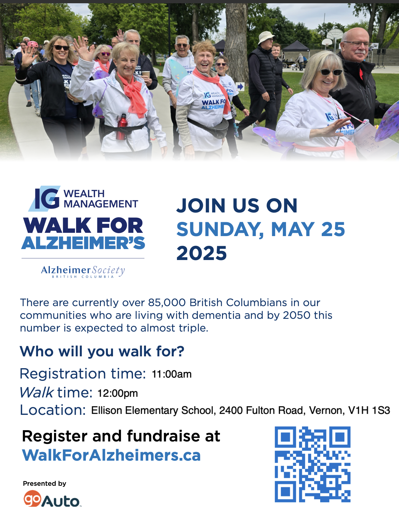 Community Poster Walk for Alzheimer's