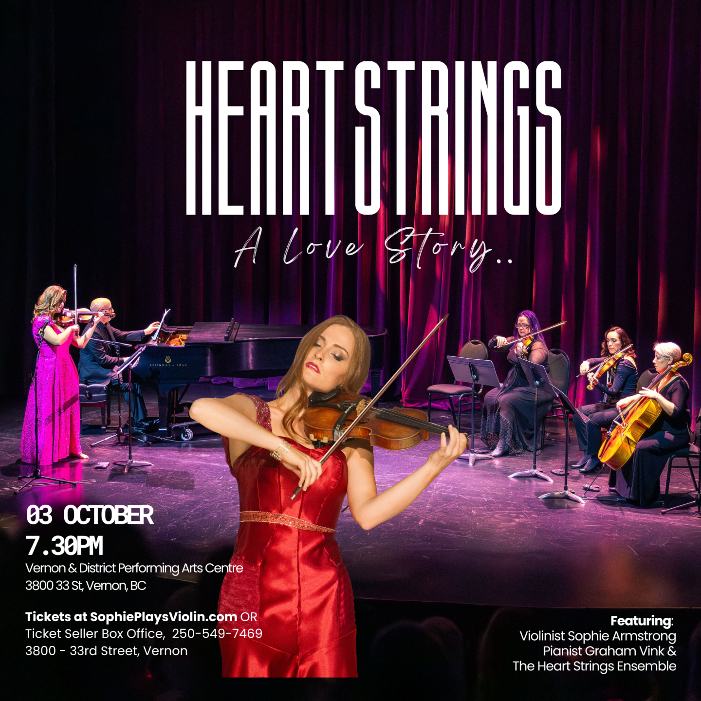 Heart Strings - October 3rd 2025 tour poster