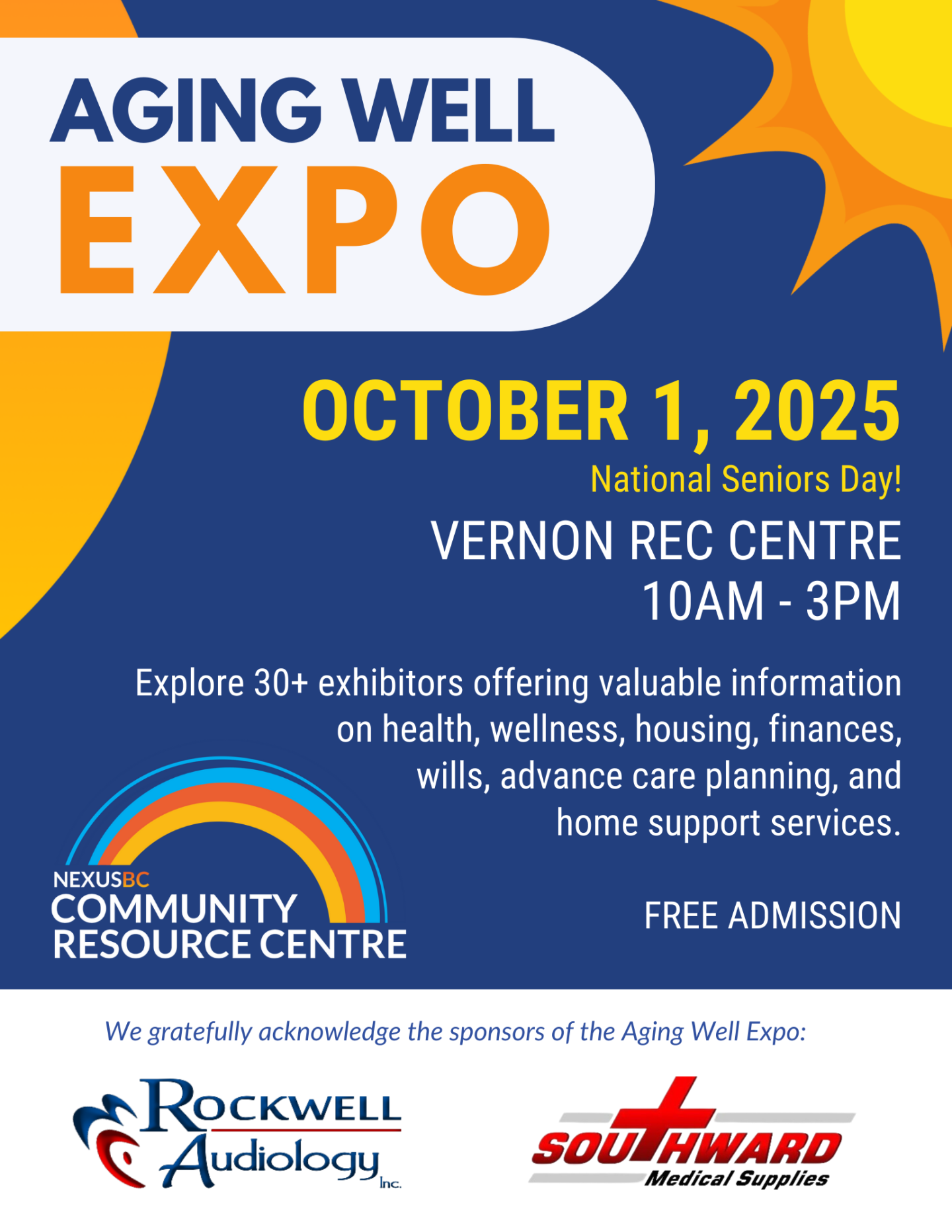 Get information and support for seniors in one place on National Seniors Day – October 1st.