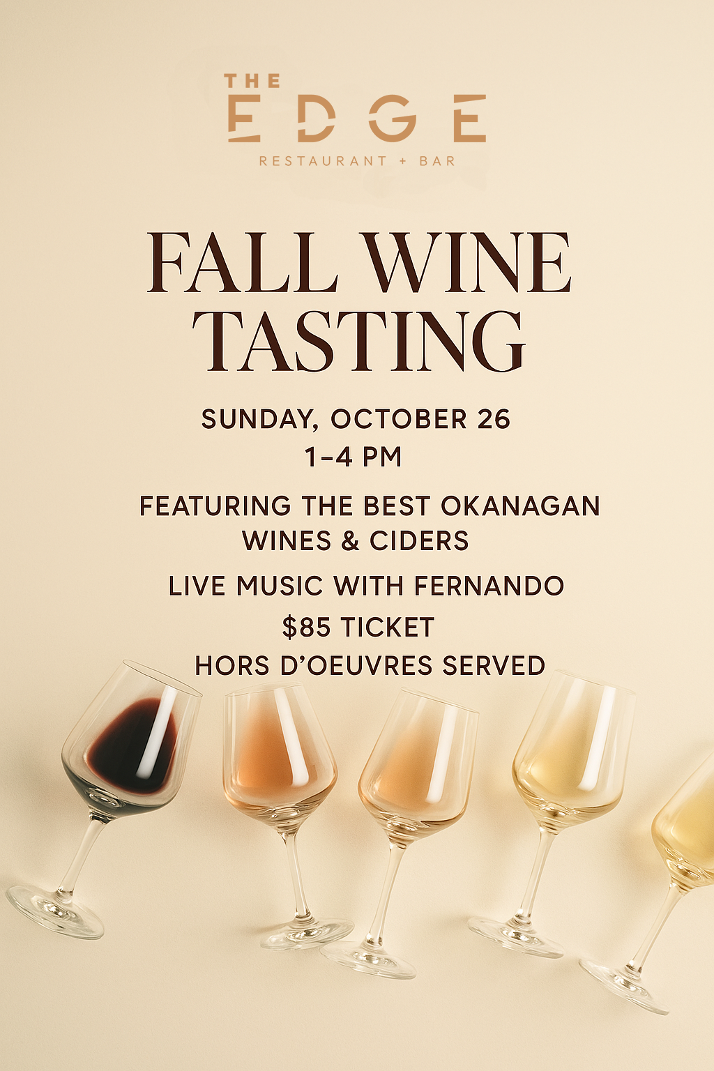 The Edge Fall Wine Tasting