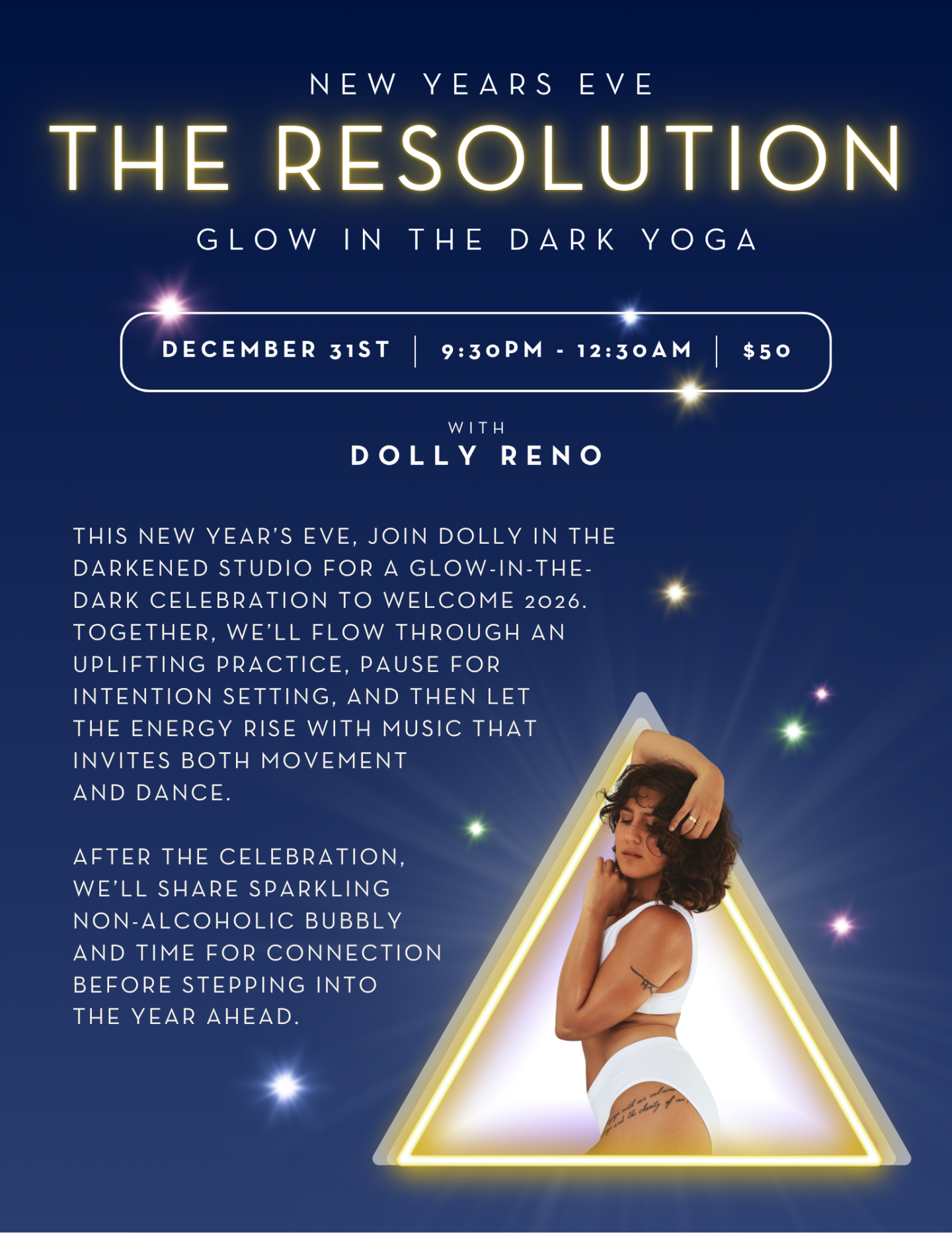 The Resolution Glow Party Poster