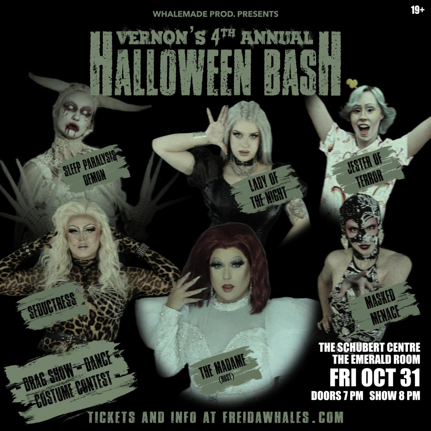 Whalemade Prod. presents Halloween Bash - Oct 31