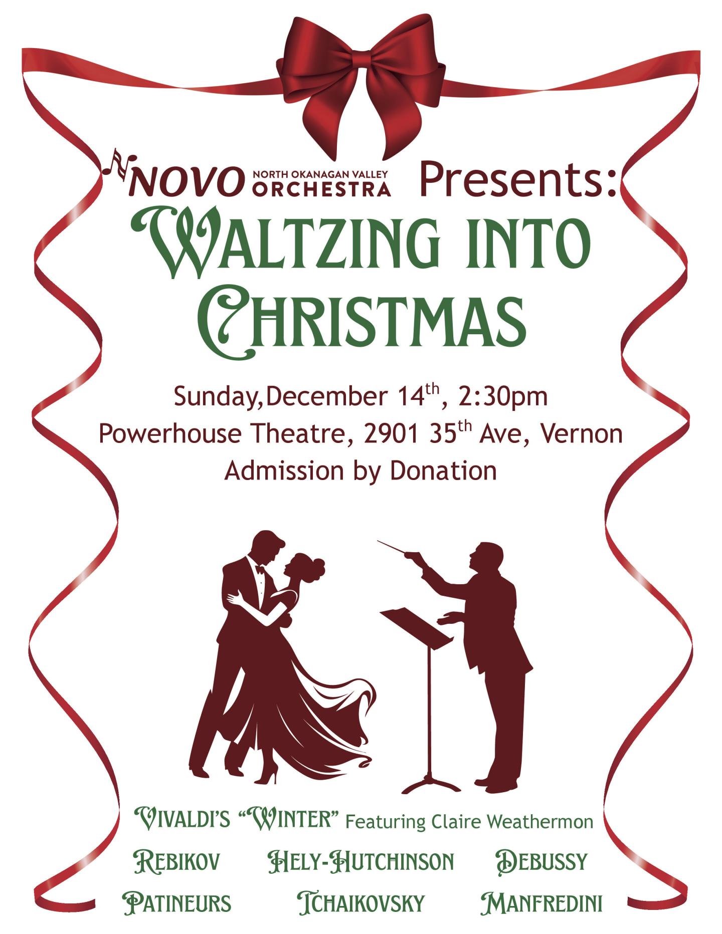 NOVO poster with event information