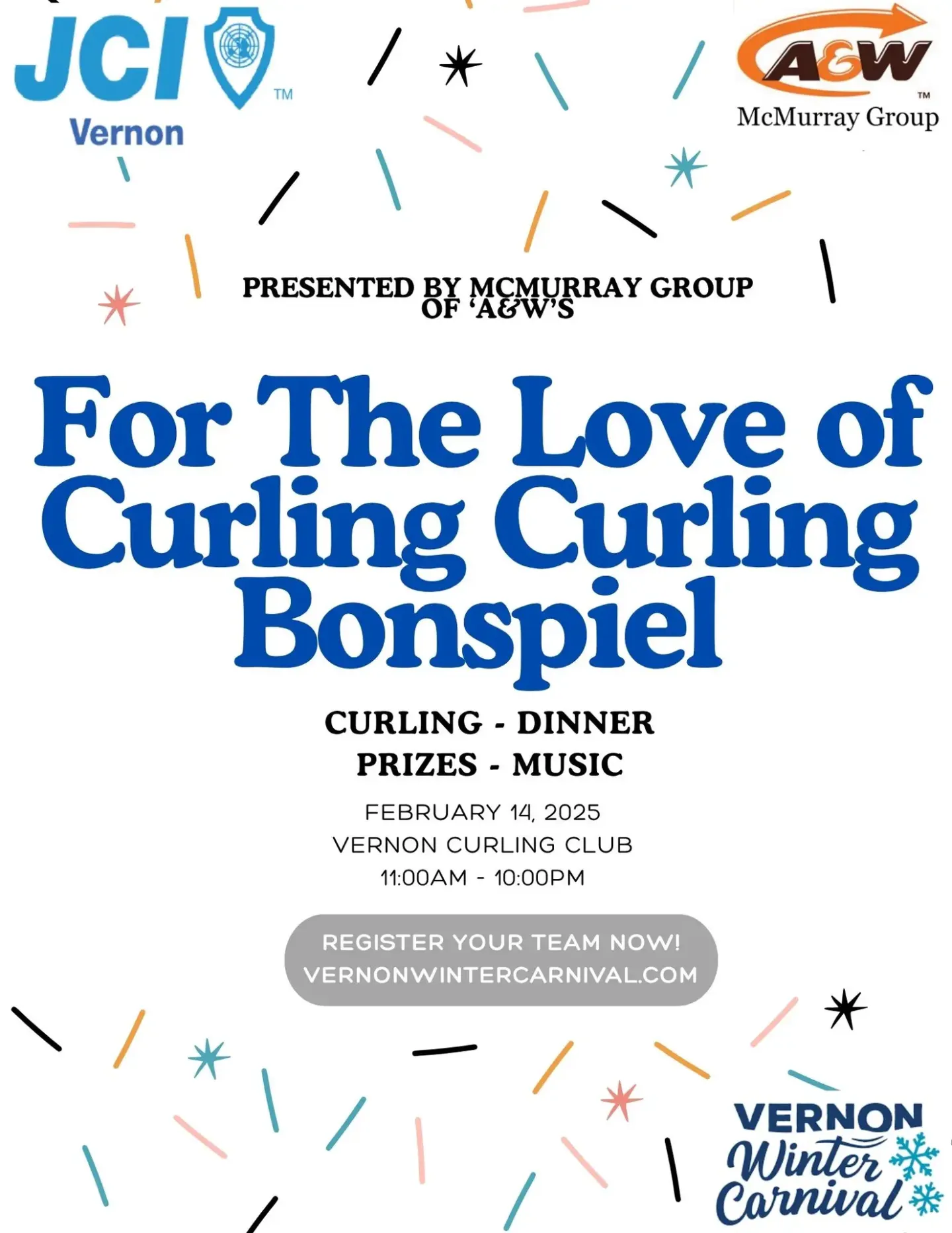 For the Love of Curling – JCI Vernon Rockstars Curling Event