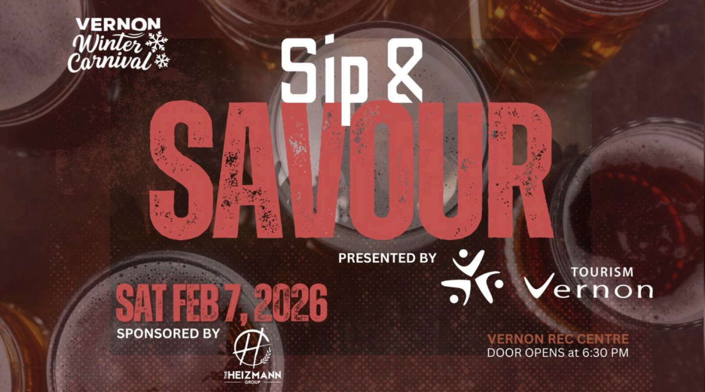 Sip & Savour Event Poster