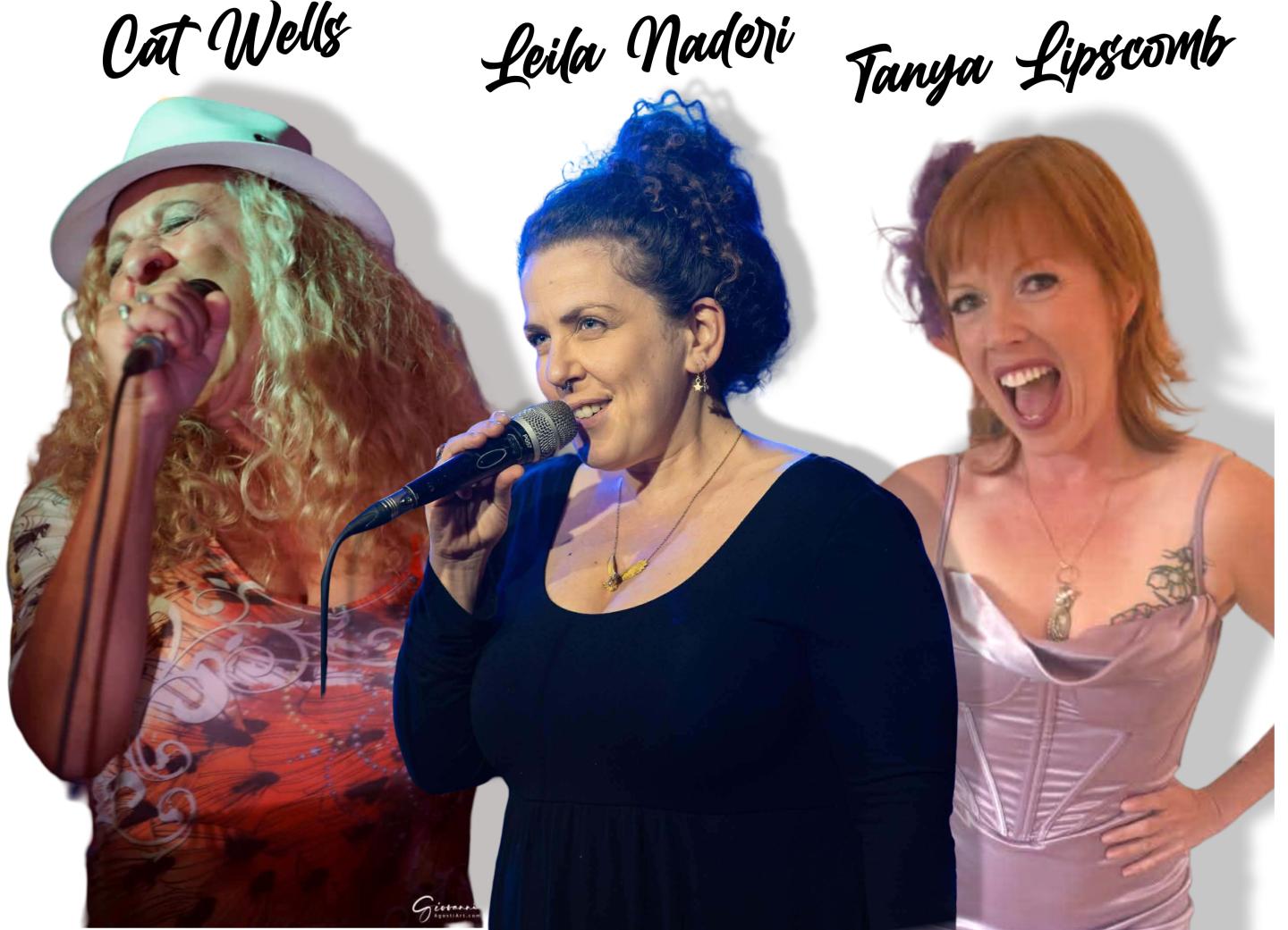 photo of Cat Wells, Leila Naderi and Tanya Lipscomb