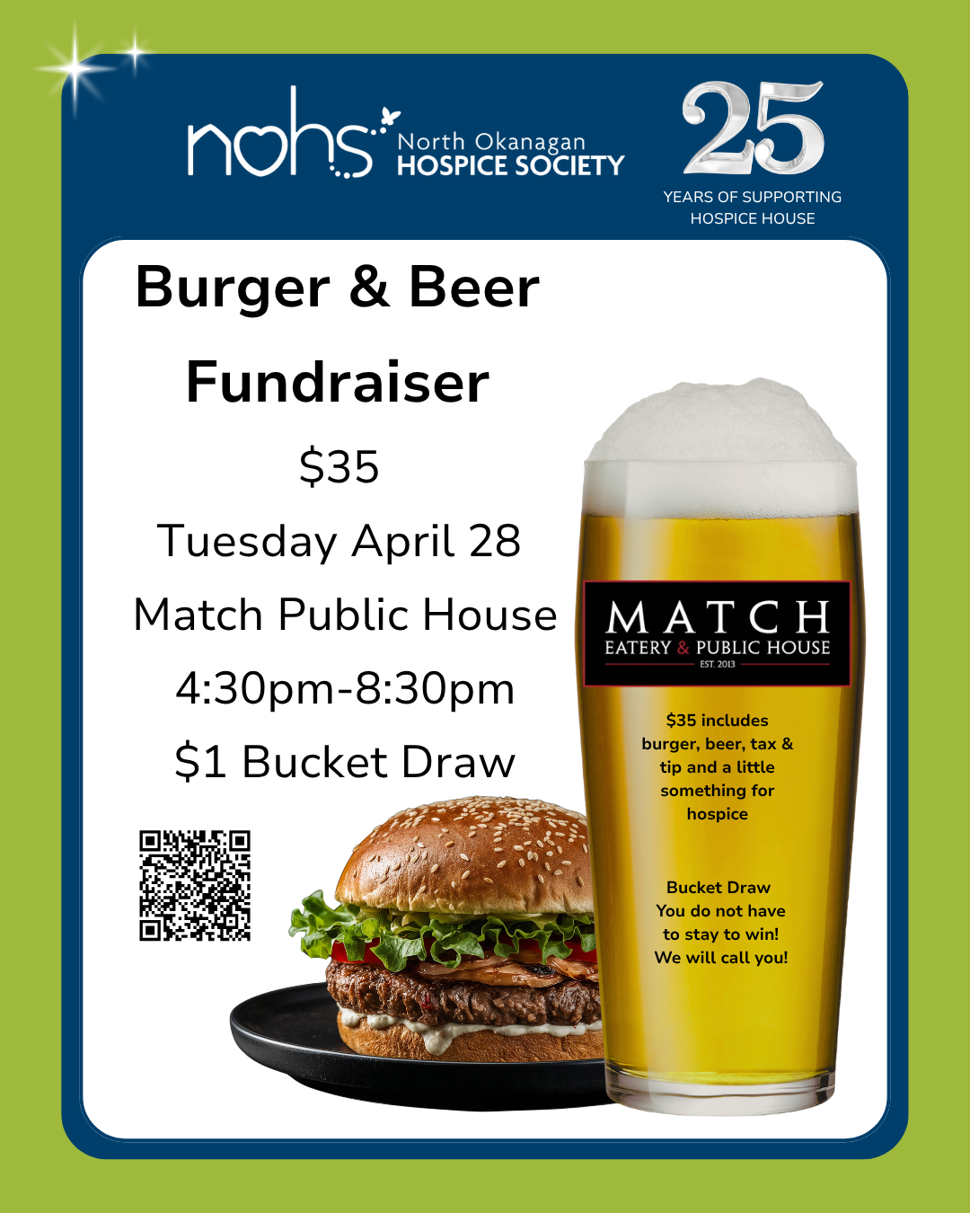 Burger & Beer to Celebrate 25 Years of Hospice House