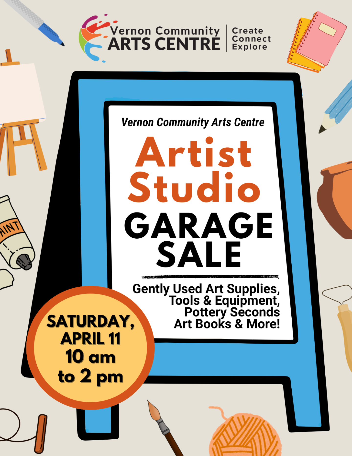 Artist Studio Garage Sale at VCAC