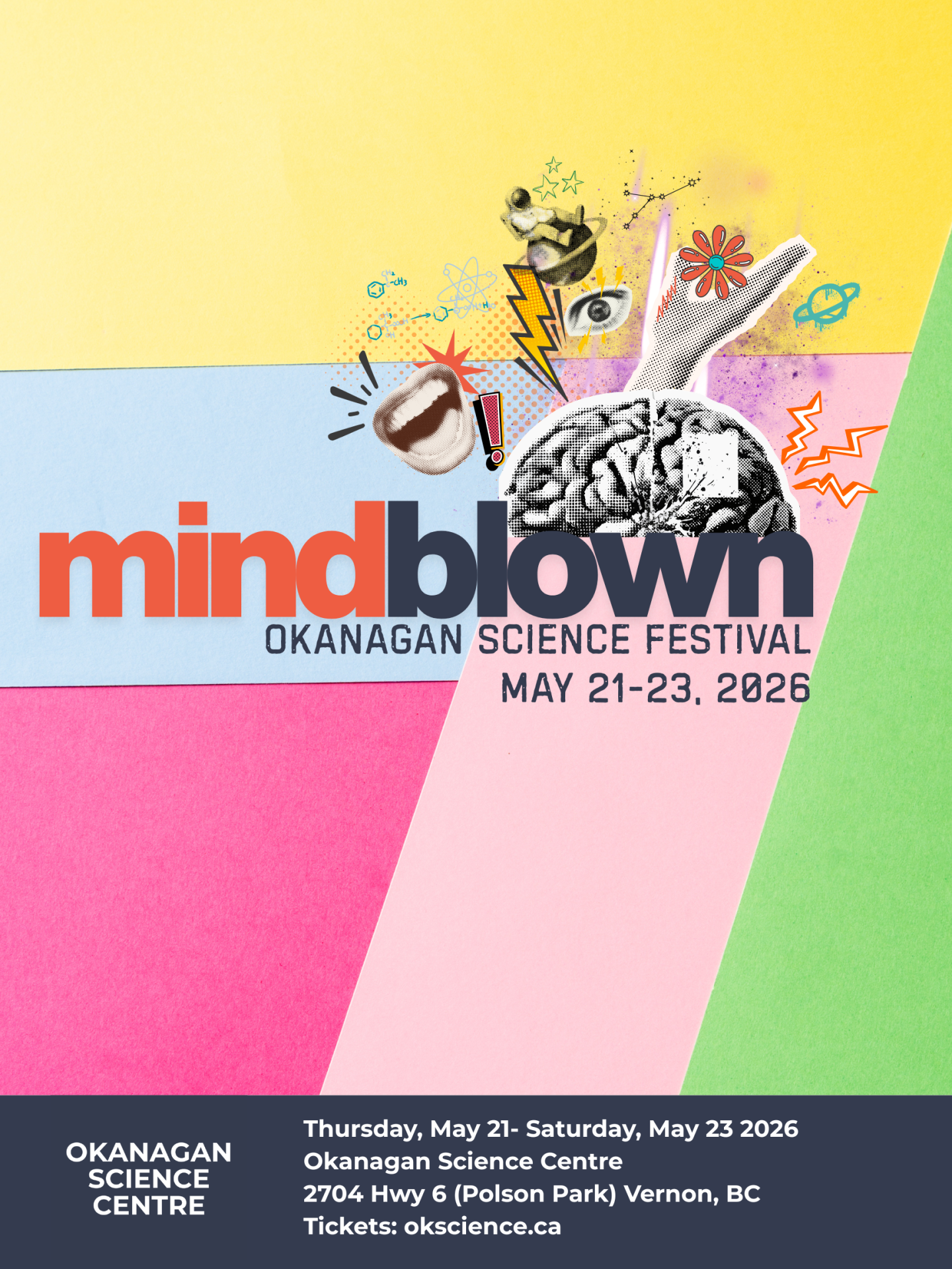 pop culture brain with science icons