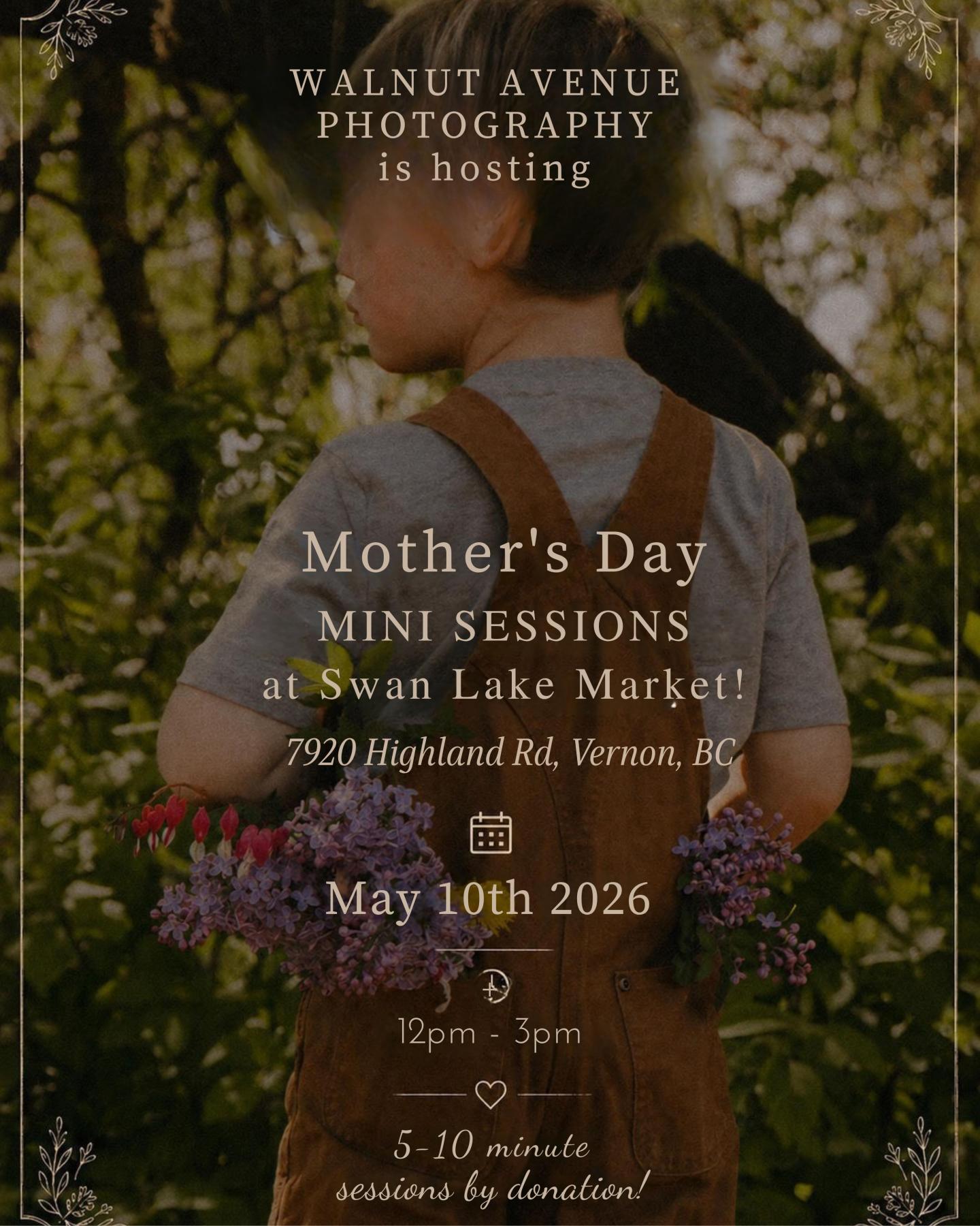 Mother’s Day Mini Sessions with Walnut Avenue Photography