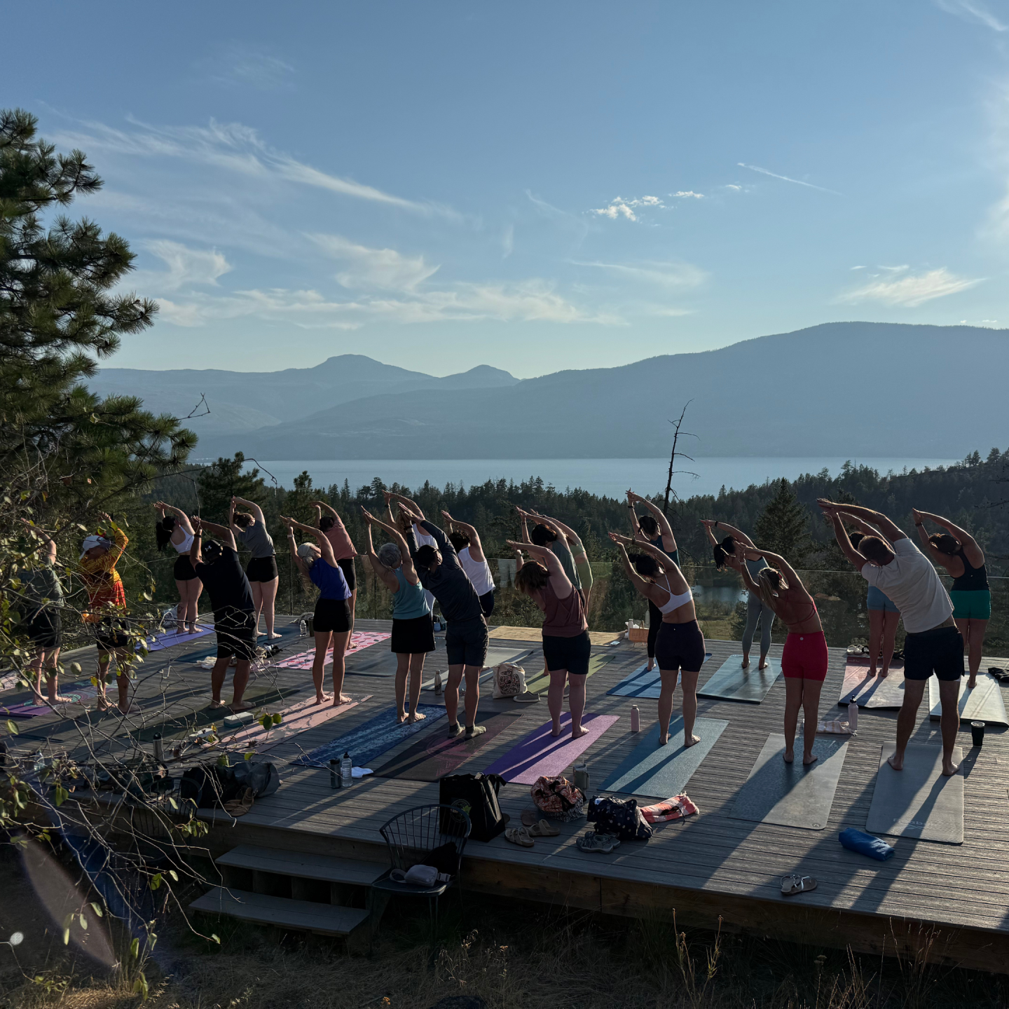 Sunset Stretch & Sip Event Photo 
