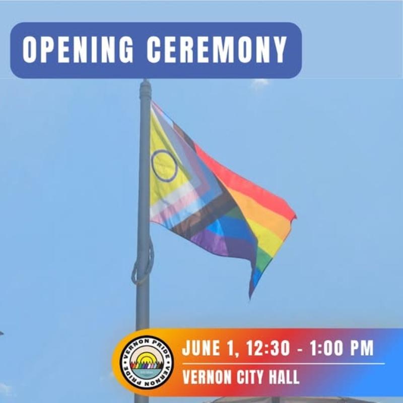 Pride Week Opening Ceremony Event Poster