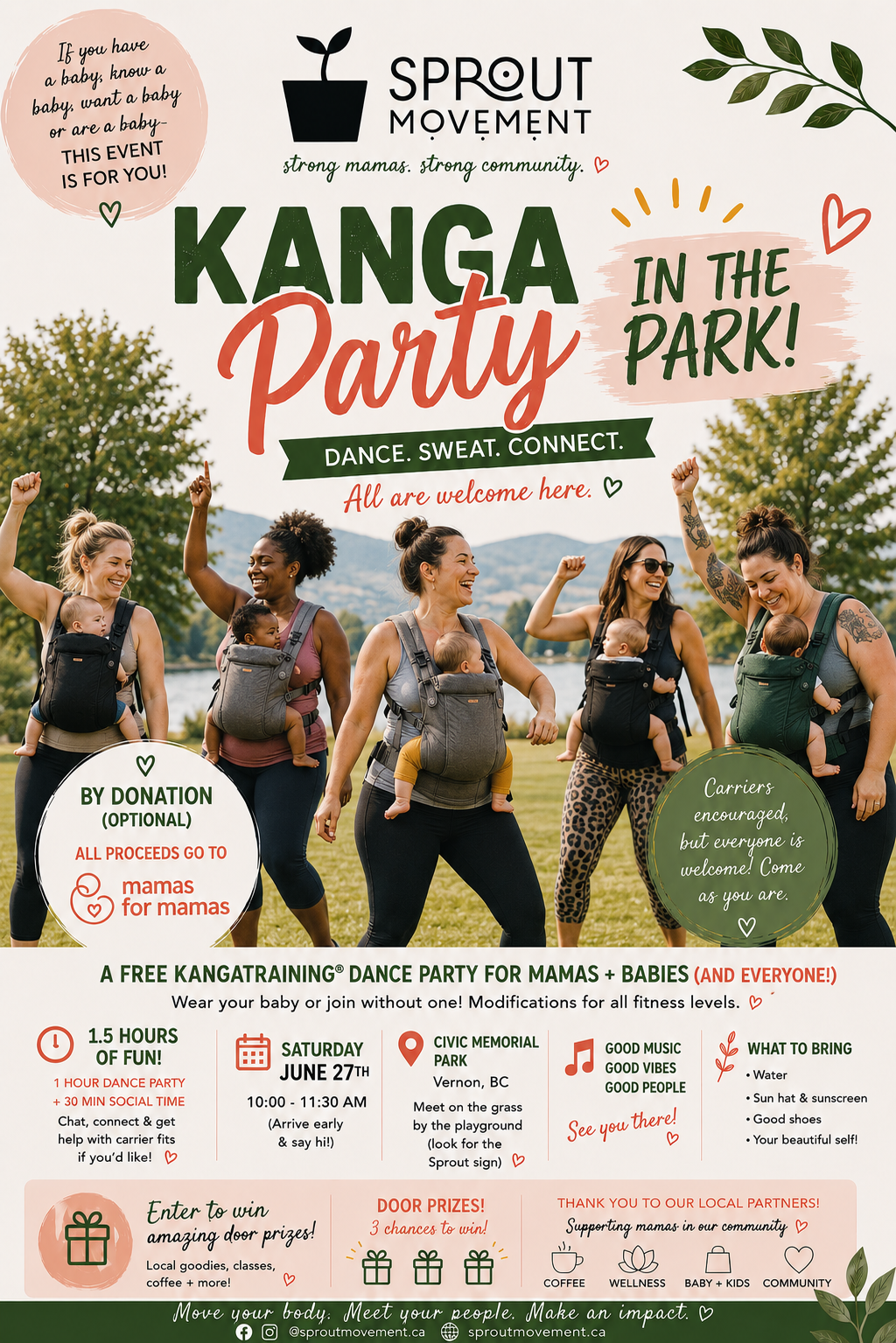 Kanga in the Park Event Poster