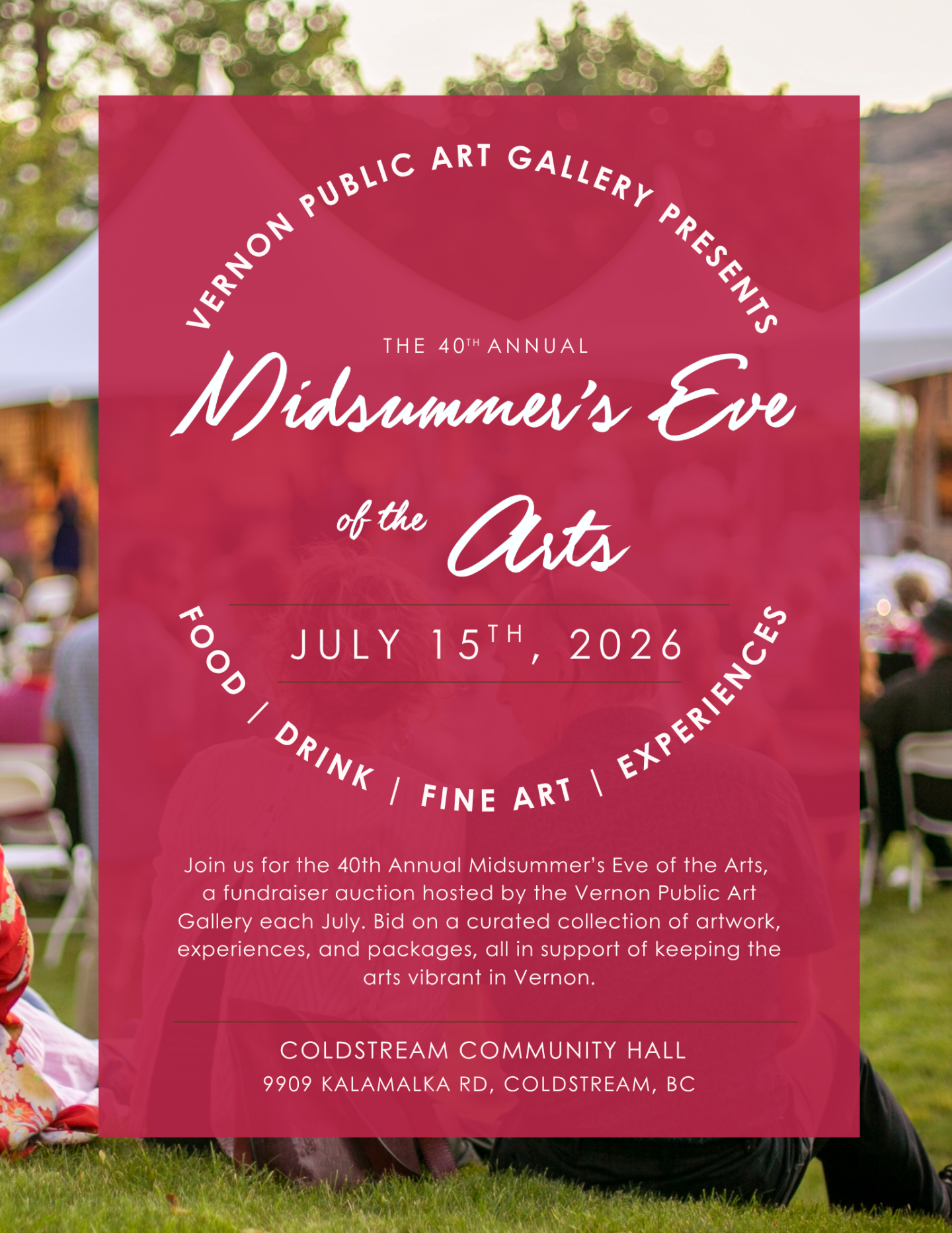Midsummer's Eve of the Arts - Event Poster