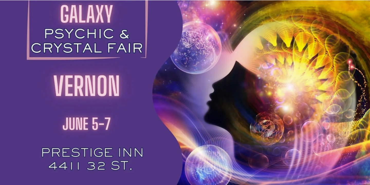 Cosmic silhouette with vibrant sunburst and orbs, purple text block on left side.