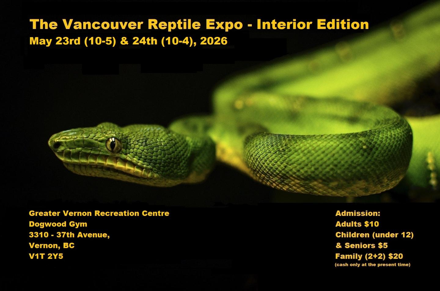 The Vancouver Reptile Expo - Interior Edition