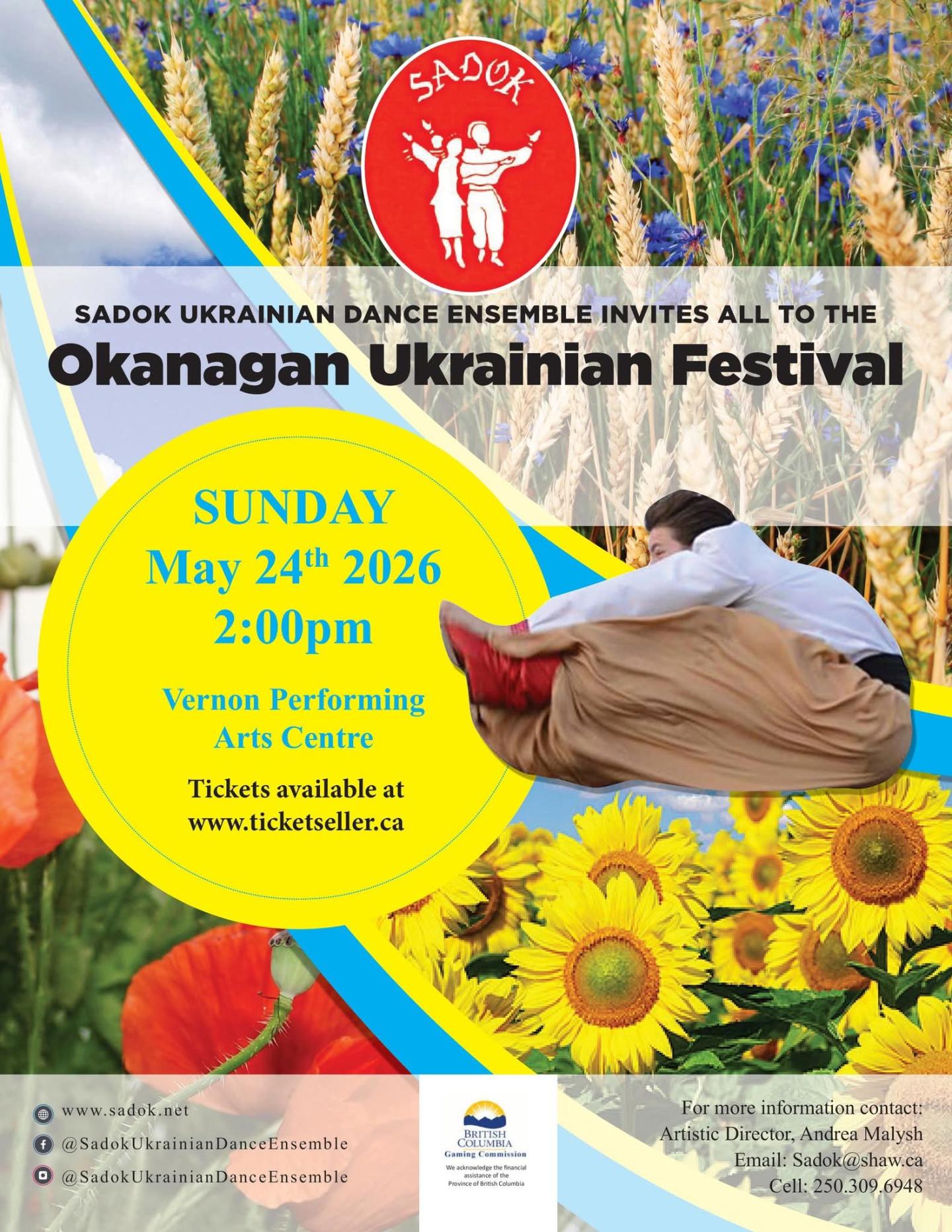 Okanagan Ukrainian Festival Poster