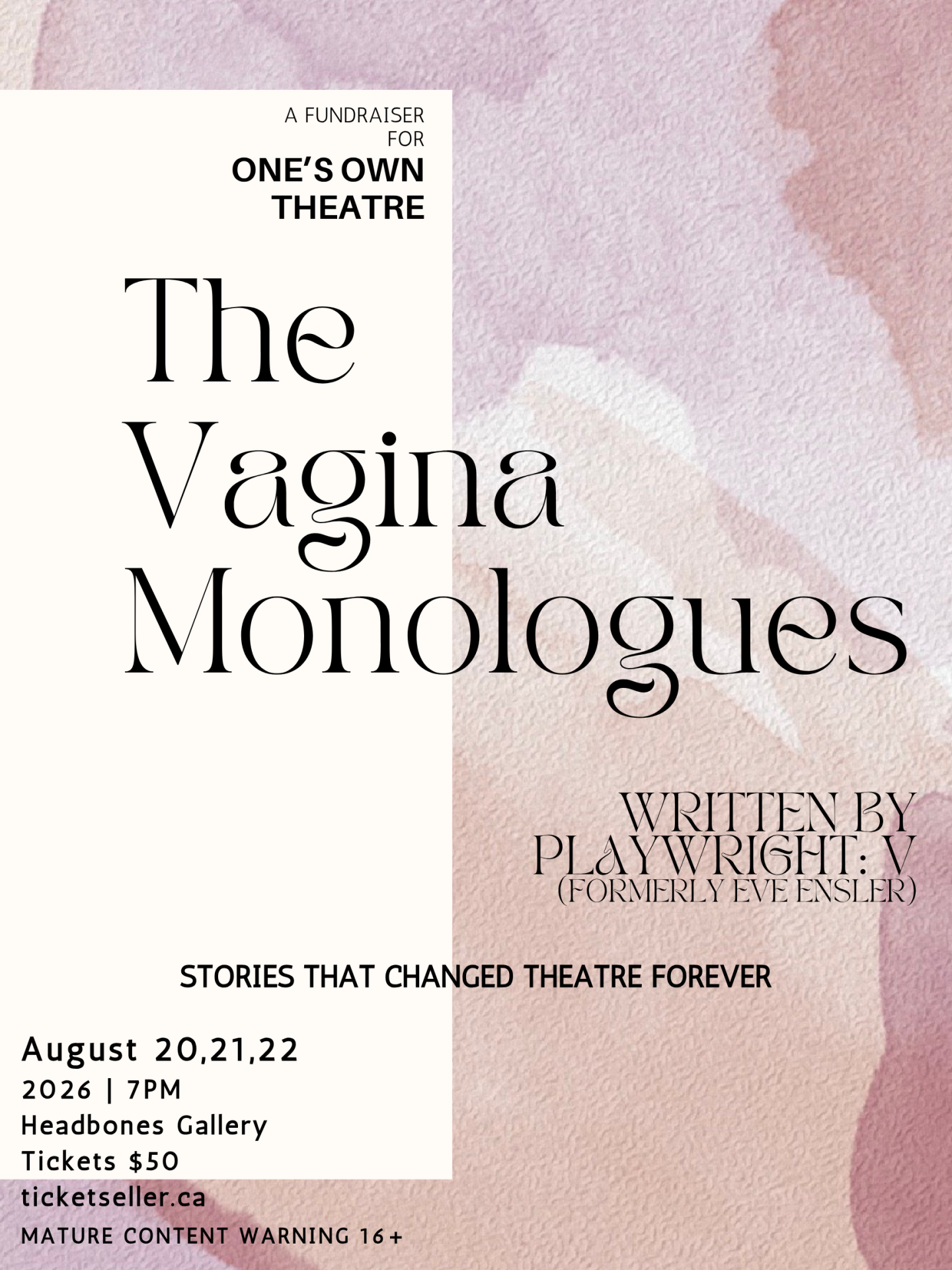 The Vagina Monologues Poster