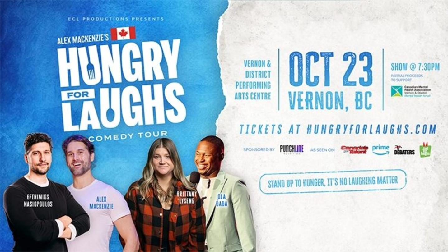 Alex Mackenzie's Hungry for Laughs Comedy Tour Event Photo