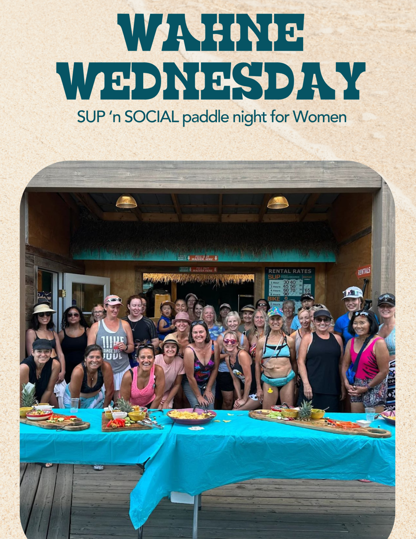 Wahine Wednesday Women's Paddle + Social Event Photo