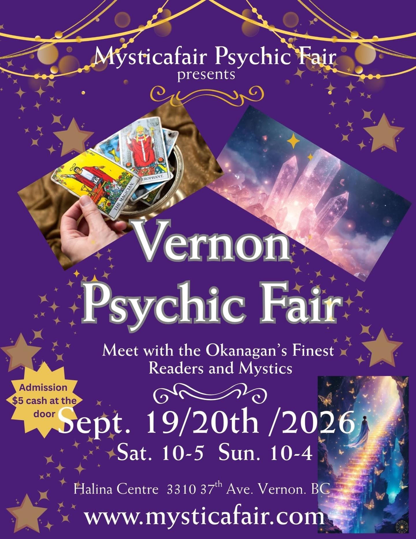 Vernon Psychic Fair Event Poster