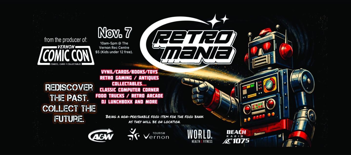 RetroMania Event Poster