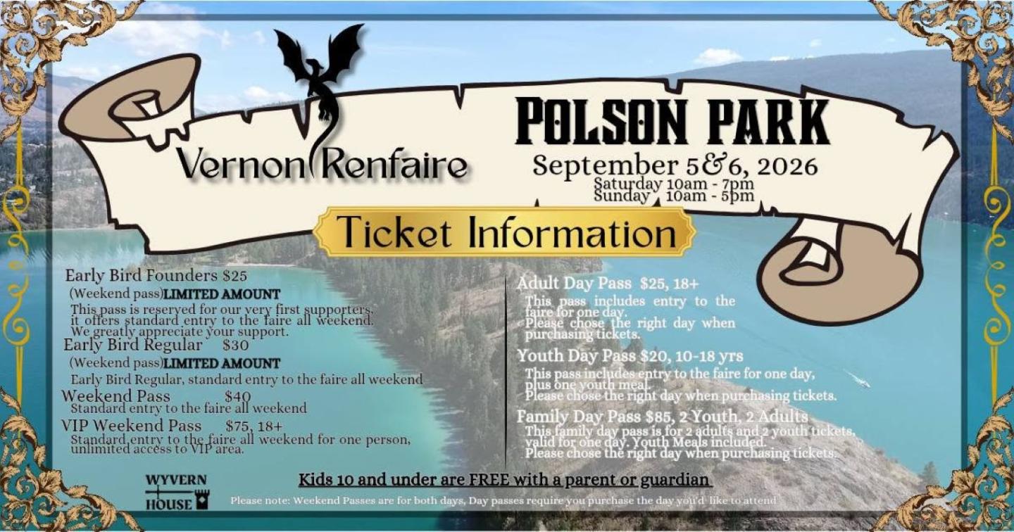 Vernon Renfaire Event Poster