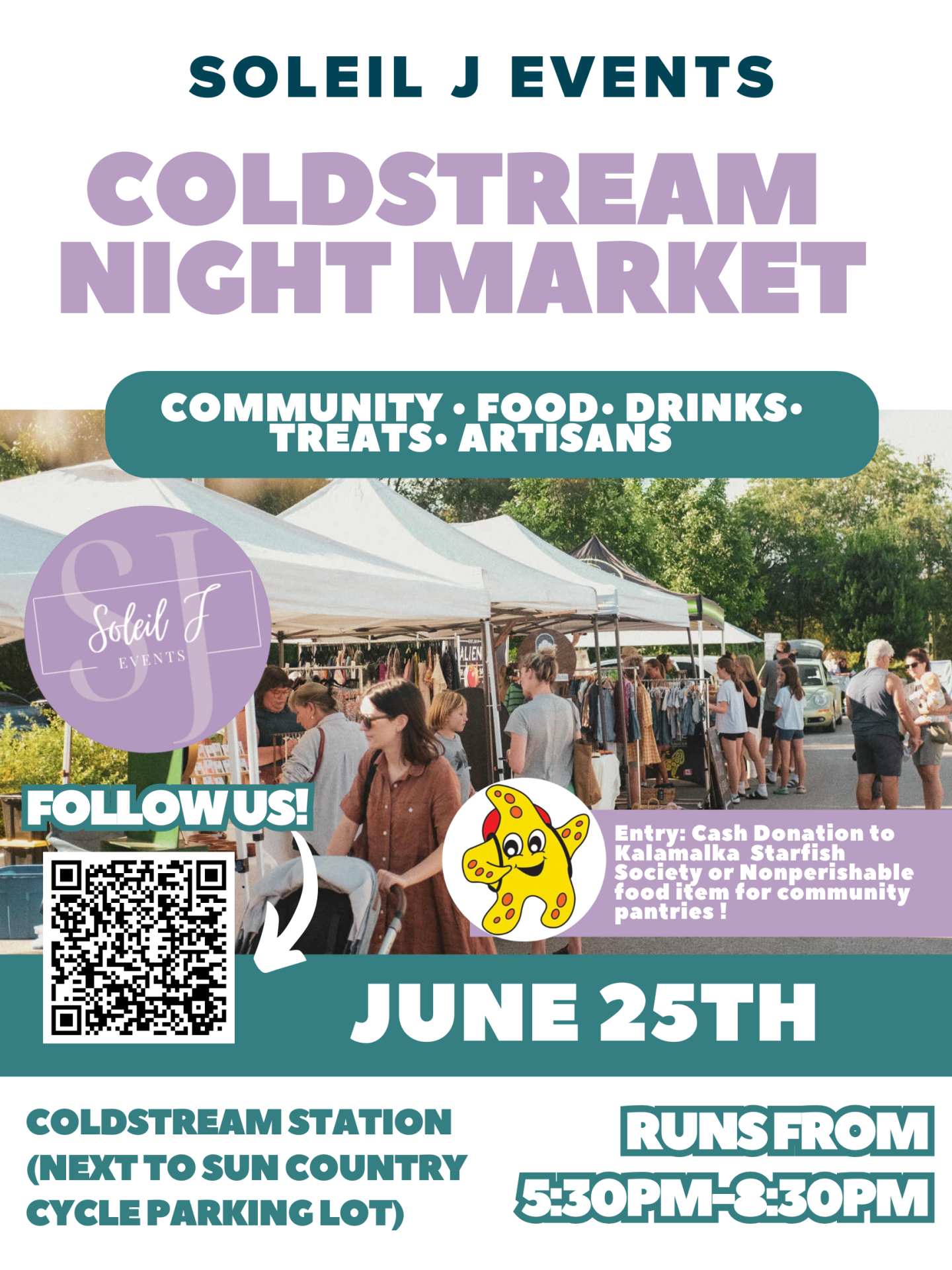 Coldstream Summer Market Poster