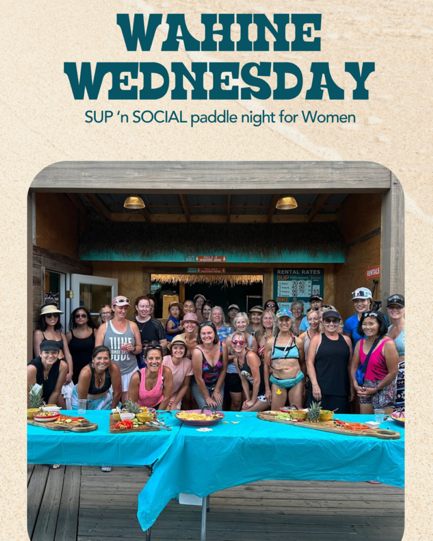 Wahine Wednesday Women's Paddle + Social Event Photo