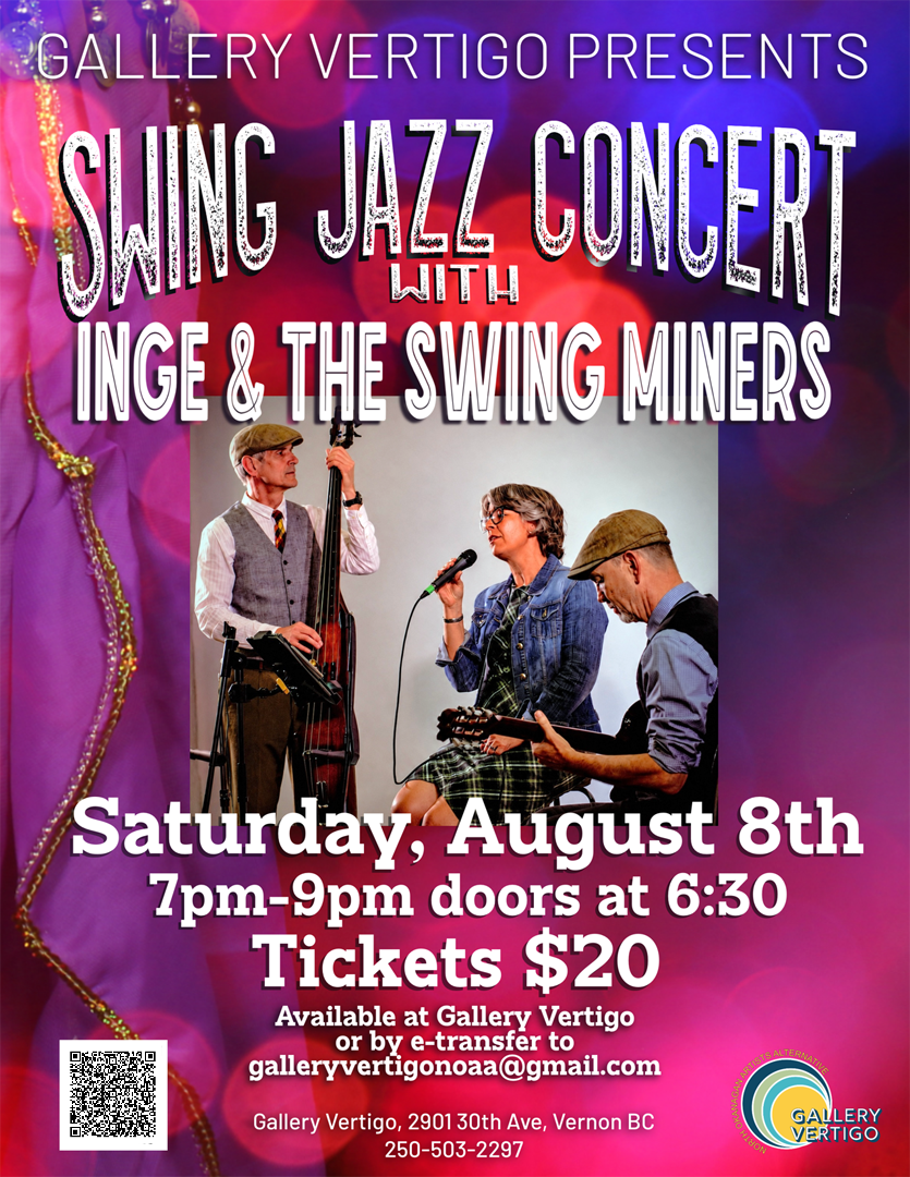 Swing Jazz Concert with Inge & The Swing Miners Event Poster