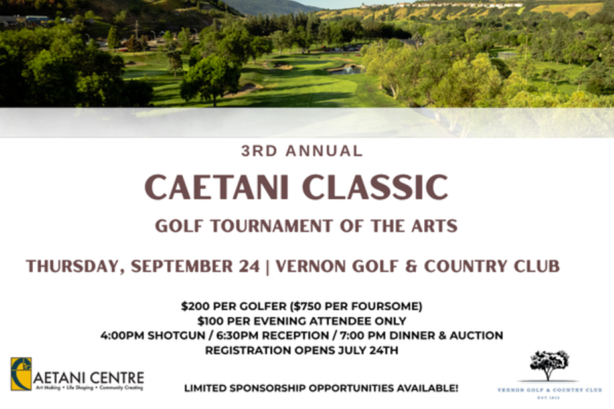 Caetani Classic Charity Golf Tournament of the Arts Event Poster