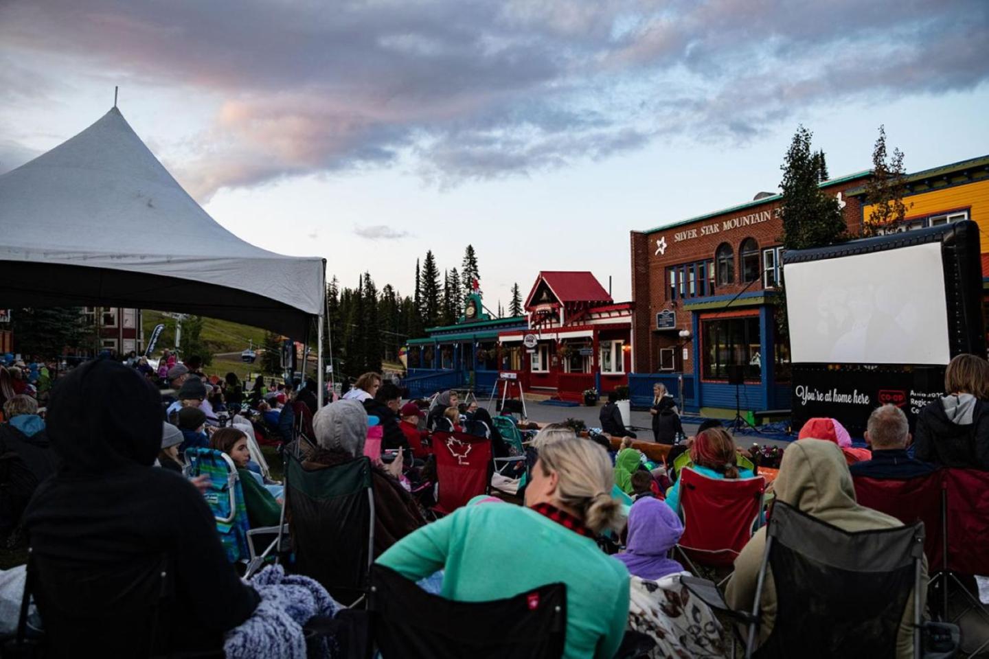 Outdoor movie Event Photo