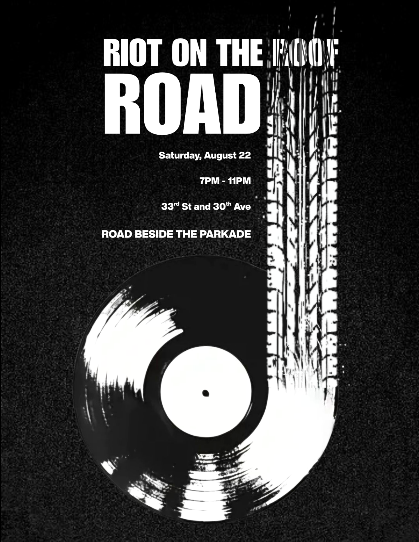 Riot on the Road Event Poster