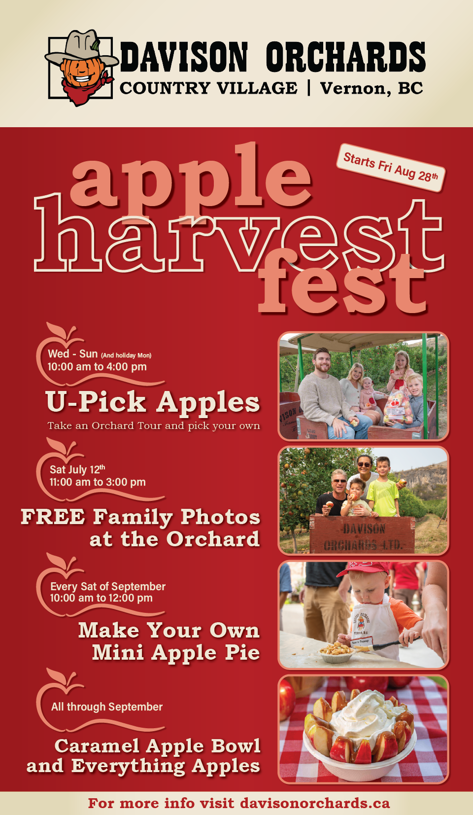 Apple Harvest Fest 2026 Event Poster