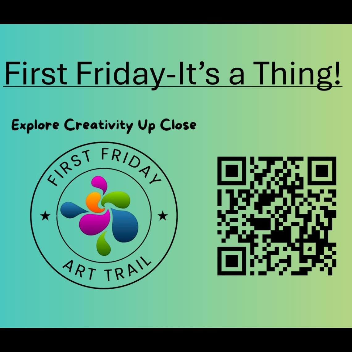 First Friday Art Trail Event Poster