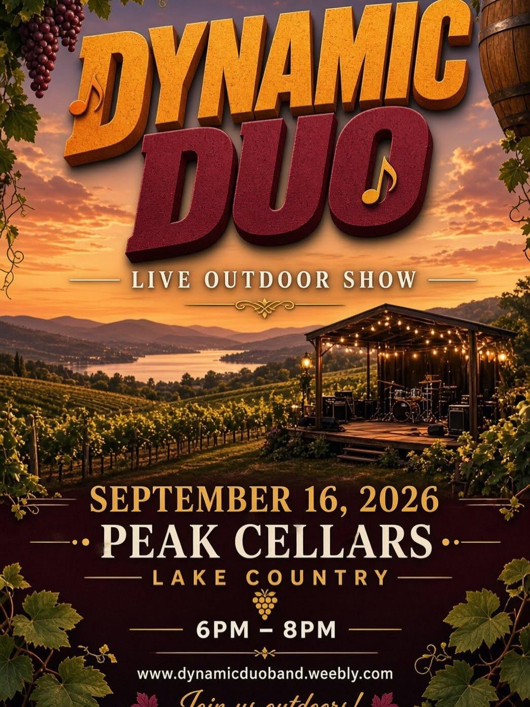 Dynamic Duo at Peak Cellars