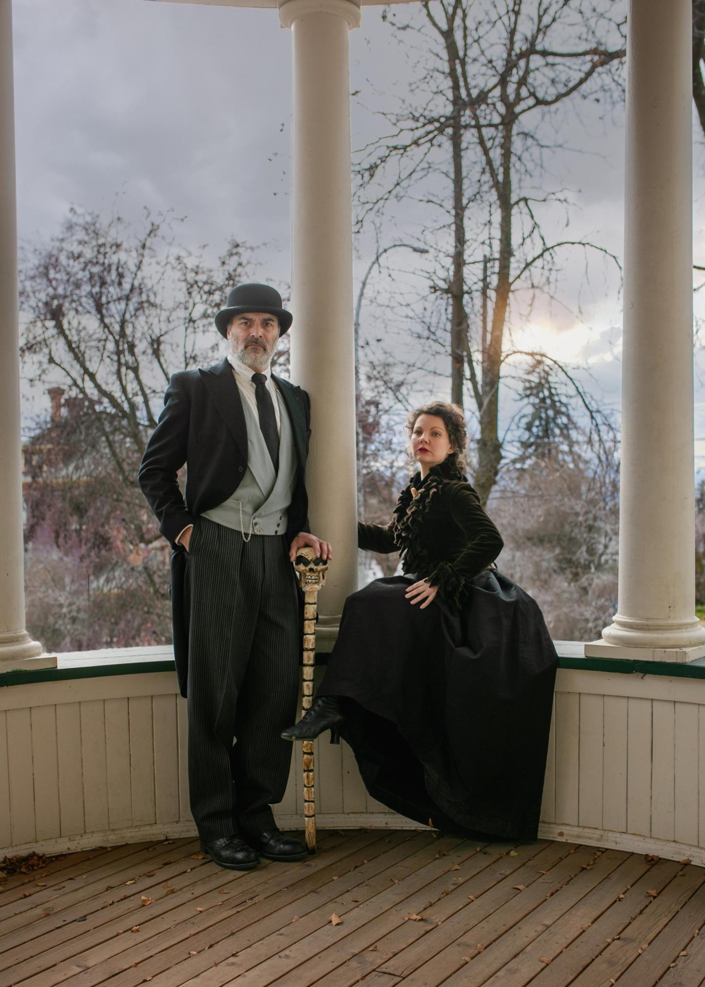 Hosts Lady Amelia Antonia Serafina Sirianni and Mr Harrison Robert Kelly Coe III