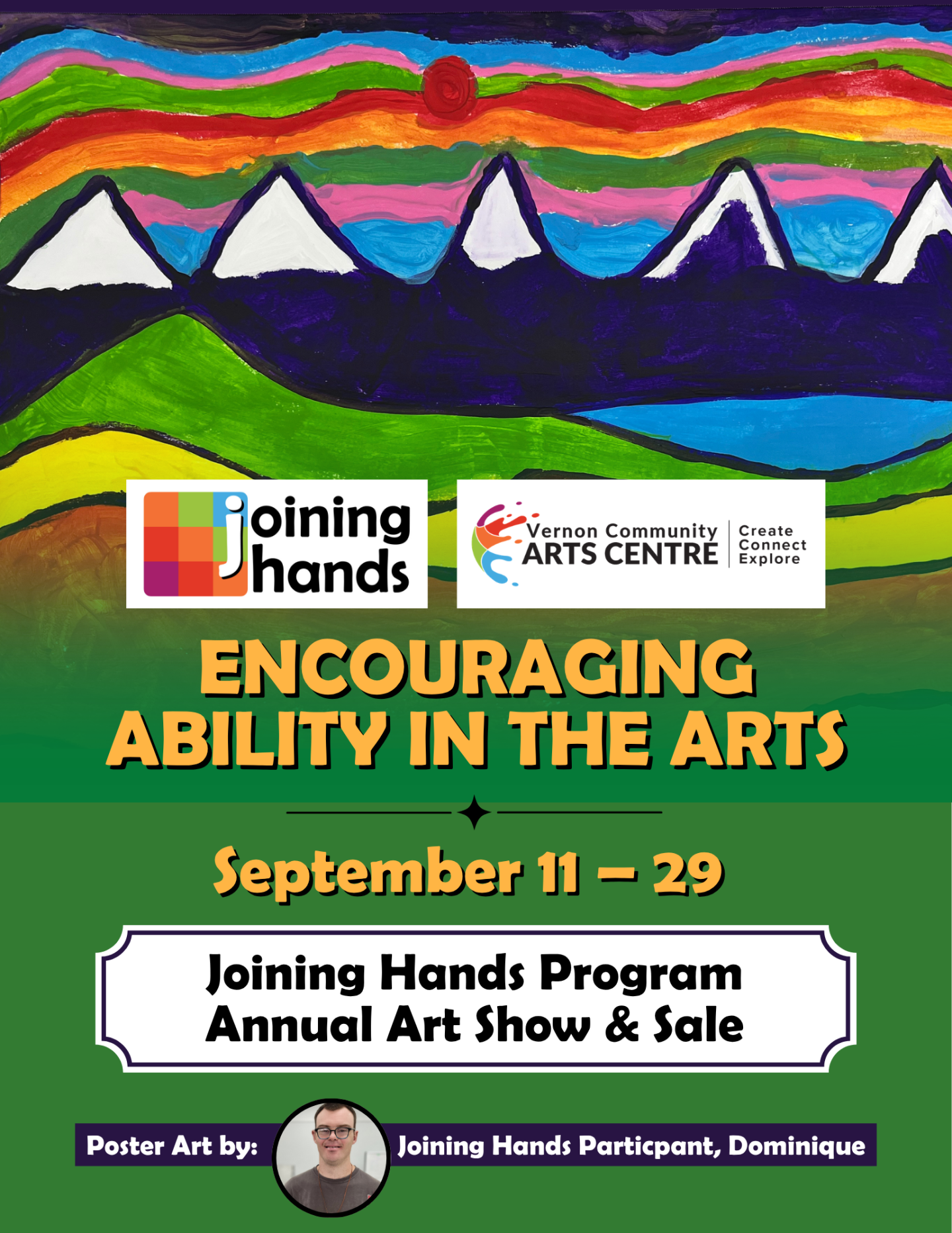 Joining Hands Art Show Poster
